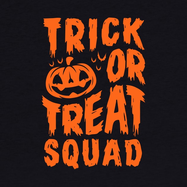 Trick or Treat - Squad Shirt -  Halloween - Pumpkin - Creepy Cute by Nemons